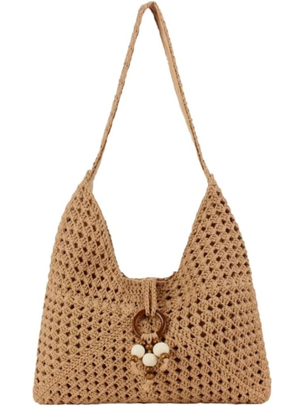 Straw Slouchy Hobo Bag for Women Handwoven Satchel Purse Summer Beach Tote Handb